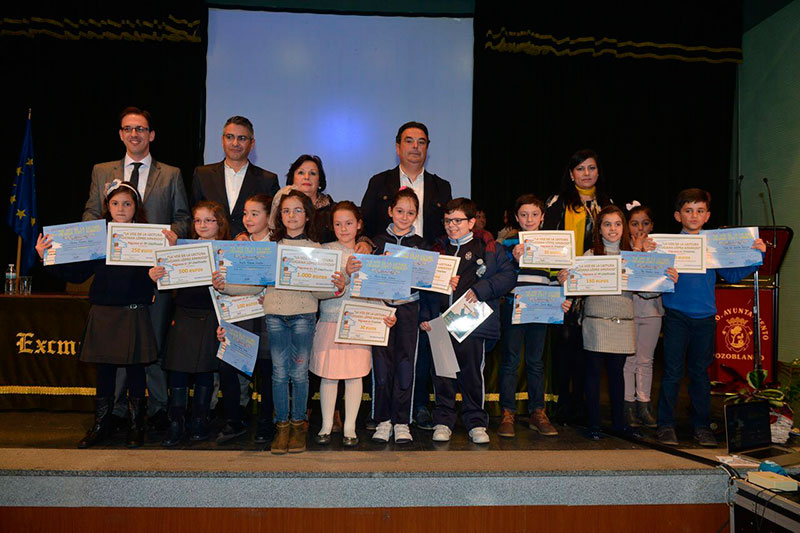 Entregados en Pozoblanco los premios del concurso infantil 'La voz de la lectura'