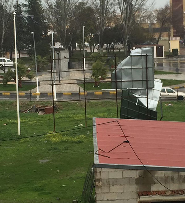 Consecuencias de las fuertes rachas de viento en Los Pedroches