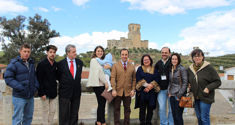 La heredera del título condal de Belalcázar visitó el municipio