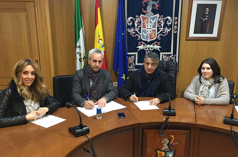 El Diputado Provincial de Cooperación con los Municipios visitó Hinojosa del Duque