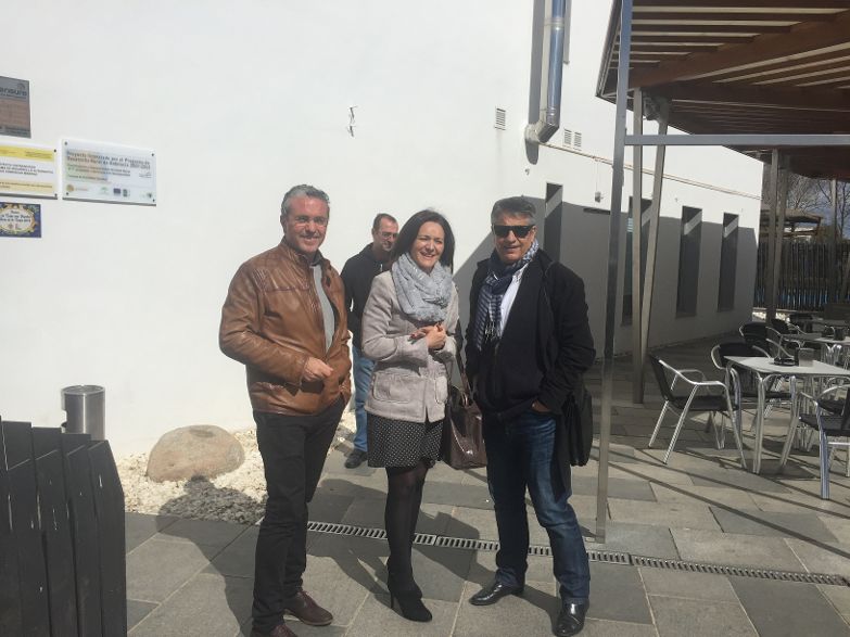 La delegada del Gobierno visita el Hotel Piedra y Luz