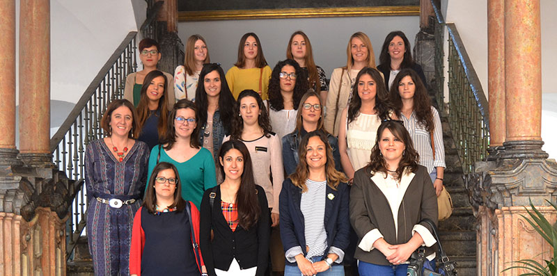 Diputación entrega los diplomas acreditativos del programa de becas para prácticas profesionales