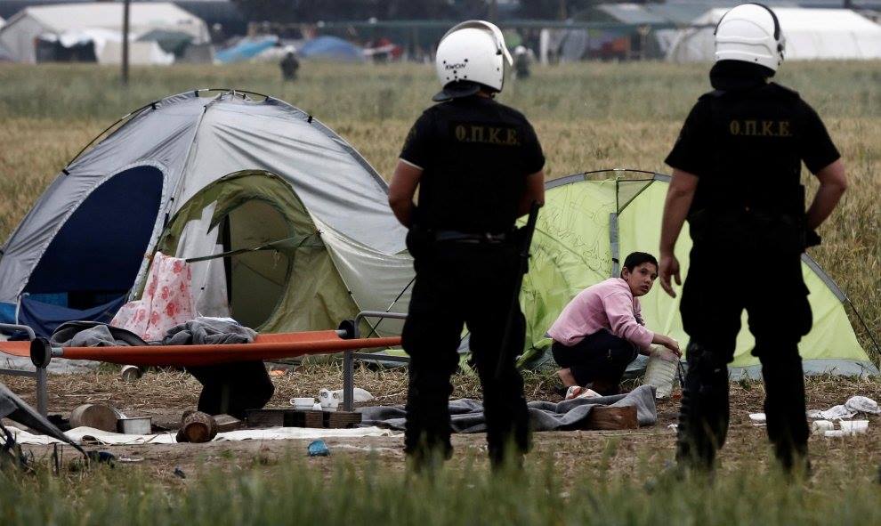 campo de refugiados sirios en Filippiada