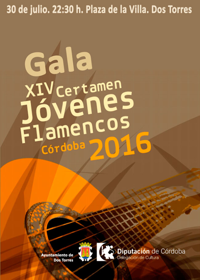 XIV CERTAMEN DE JÓVENES FLAMENCOS DE LA PROVINCIA DE CÓRDOBA 2016