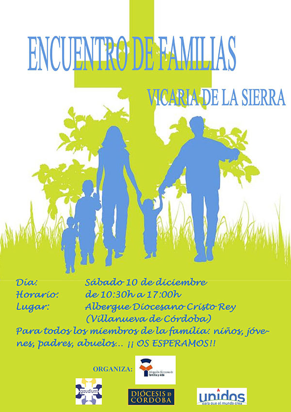 La Vicaría de la Sierra celebrará un Encuentro de Familias