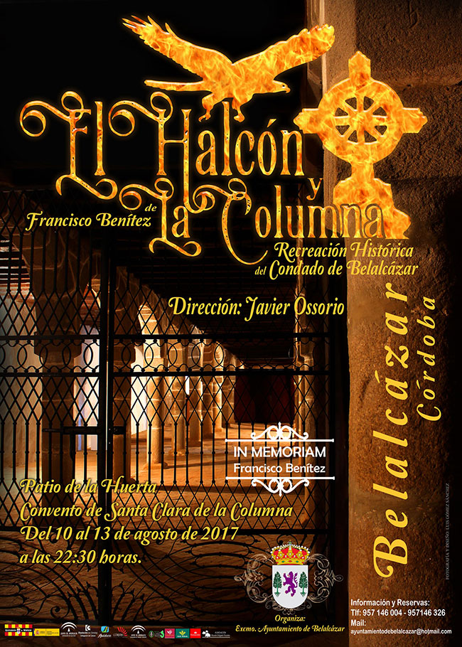 El halcón y la columna