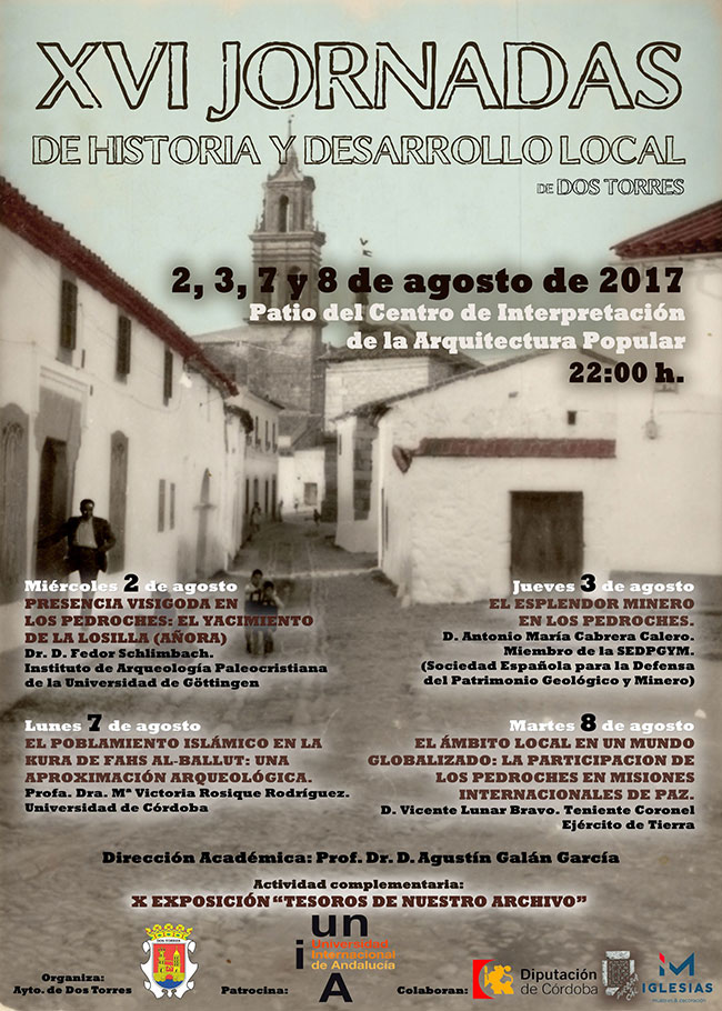 XVI Jornadas de Historia y Desarrollo Local de Dos Torres