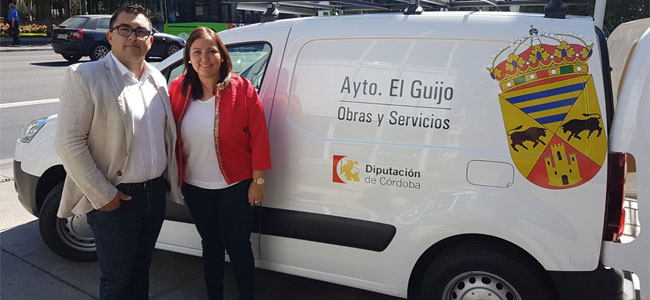 El Guijo presenta su nuevo vehículo de urbanismo en la Diputación de Córdoba