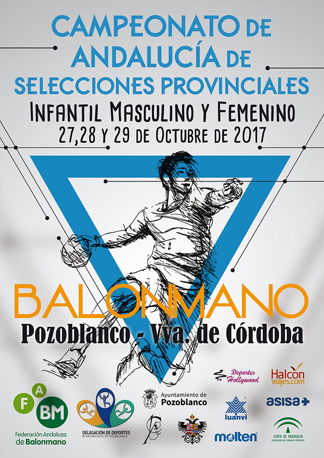 Campeonato Andaluz de Balonmano infantil en Pozoblanco y Villanueva de Córdoba