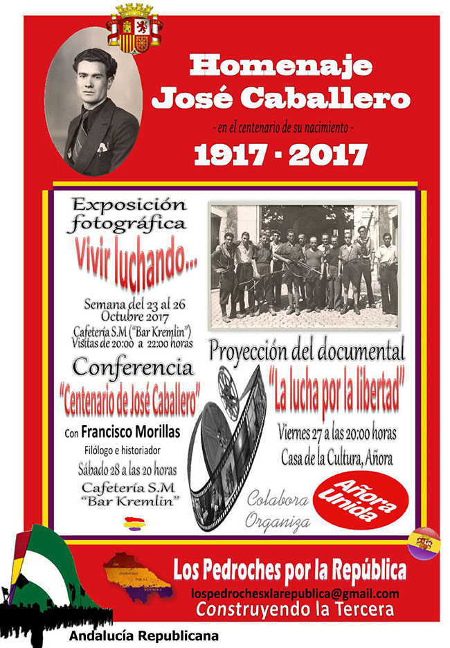 Un homenaje a José Caballero en Añora en el centenario de su nacimiento