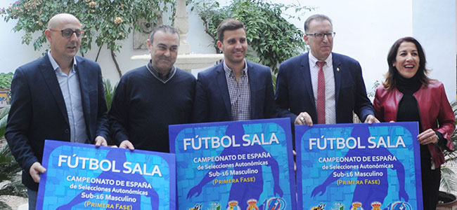 La 1ª fase del Campeonato de Fútbol Sala de Sub-16 Masculino se celebrará en Pozoblanco y El Viso