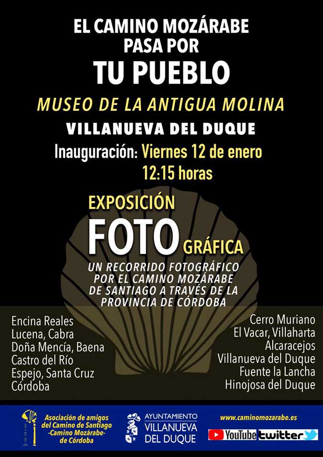 La exposición fotográfica 'El Camino Mozárabe pasa por tu pueblo' llega a Villanueva del Duque