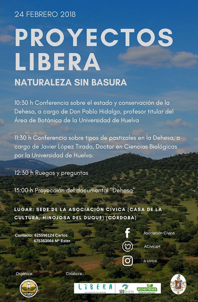 Una jornada sobre uso y conservación de la dehesa organizada por la Asociación Cívica de Hinojosa del Duque