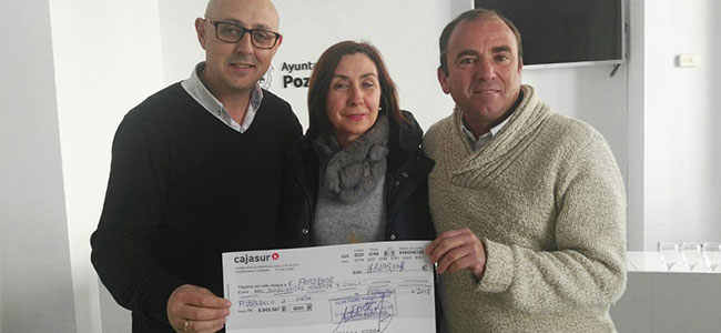 La Asociación Recuerda recibe 1.295 € por la recaudación de la San Silvestre 2017 de Pozoblanco