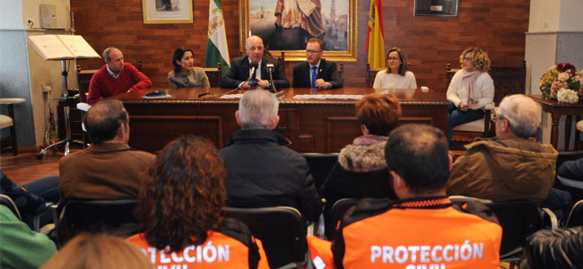 El presidente de la Diputación de Córdoba realiza una visita institucional a El Viso