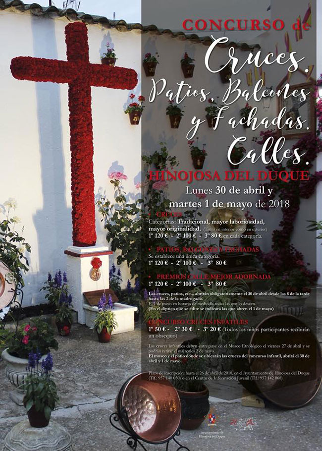 Presentado el 'Concurso de Cruces, Patios, Balcones y Fachadas. Calles 2018' de Hinojosa del Duque