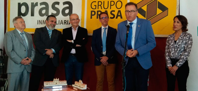 Juan Bautista Carpio y la asociación Piedra y Cal, premiados en la comida anual de la Casa de Los Pedroches en la Feria de Córdoba