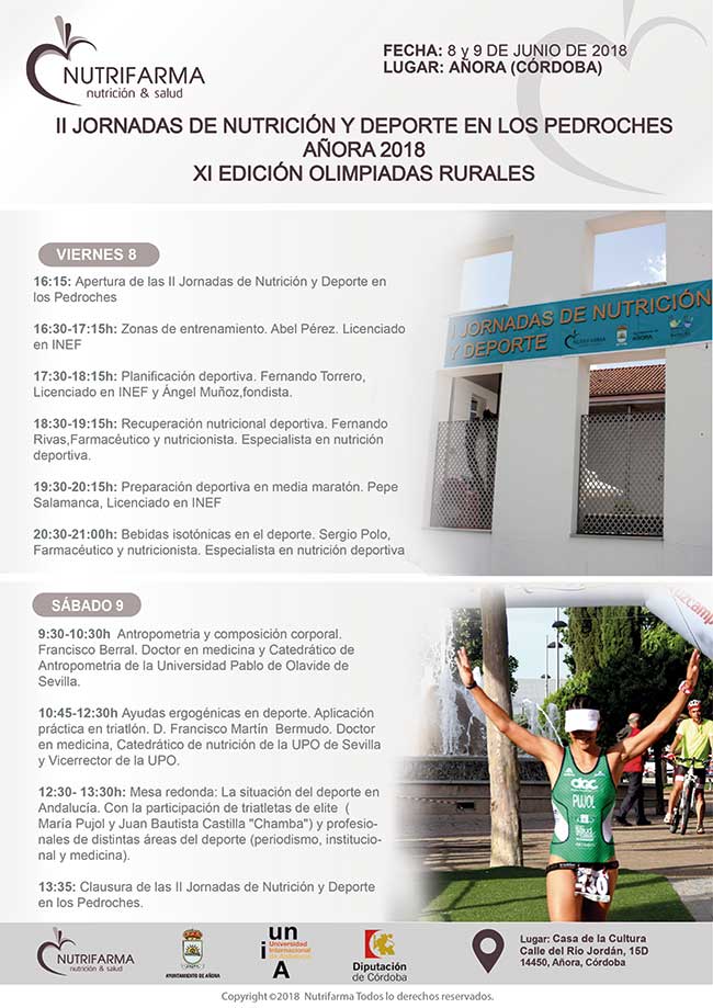 II Jornadas Nutrición y Deporte