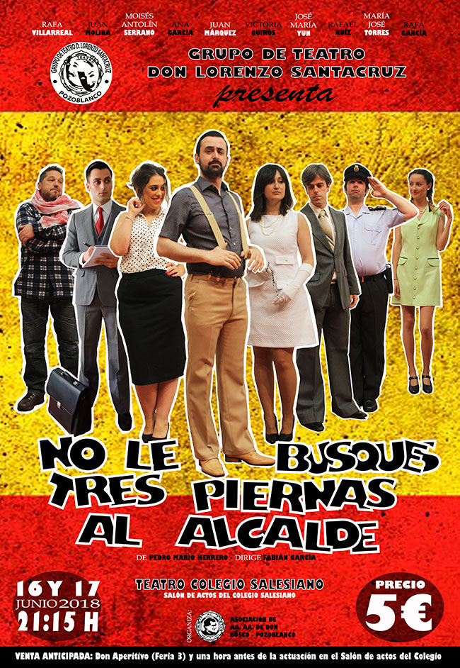 ‘No le busques tres piernas al alcalde’, la nueva comedia del Grupo de Teatro D. Lorenzo Santacruz