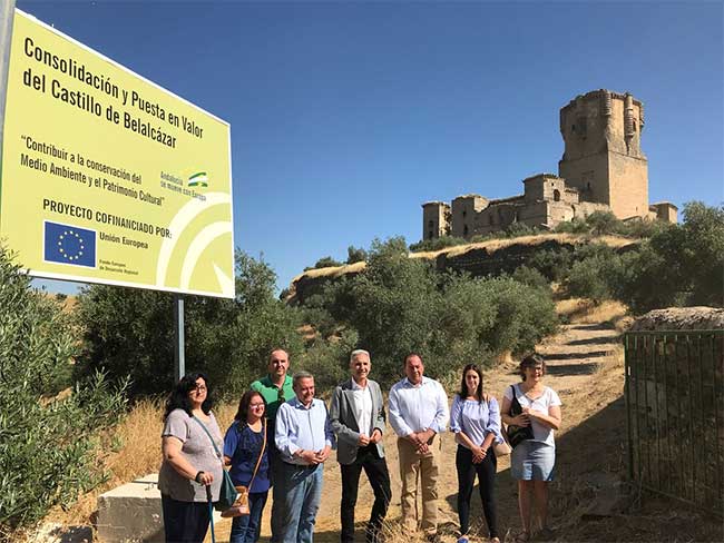 La Junta de Andalucía ha invertido más de tres millones de euros en el Castillo de Belalcázar