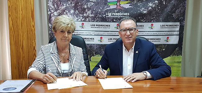 La Mancomunidad de Los Pedroches y el Centro de Iniciativas Empresariales y Turísticas firman un convenio de colaboración