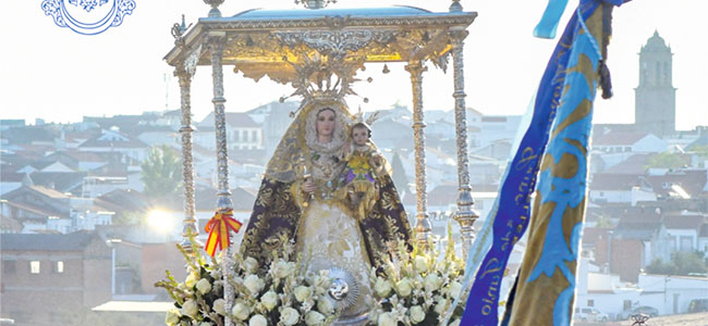 Los actos de despedida de la Virgen de Luna en Villanueva de Córdoba
