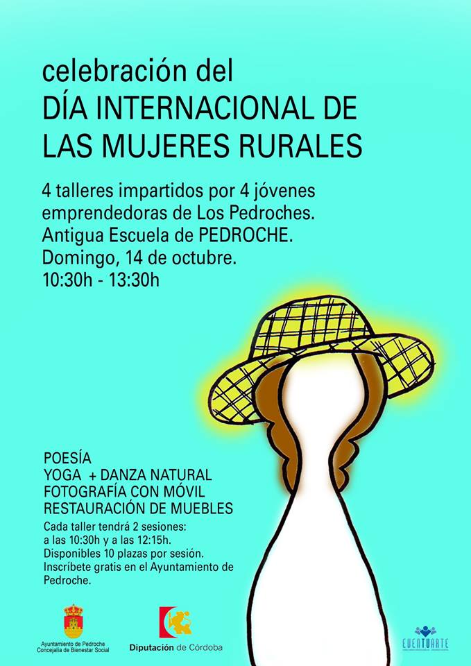 Cuatro talleres para celebrar el Día Internacional de las Mujeres Rurales en Pedroche