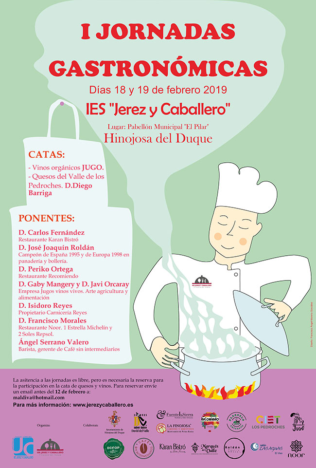 Presentadas las I Jornadas Gastronómicas organizadas por el IES Jerez y Caballero de Hinojosa del Duque