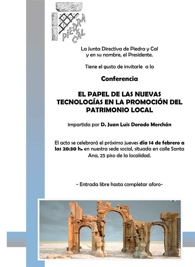 Una conferencia sobre 'el papel de las nuevas tecnologías en la promoción del patrimonio local'