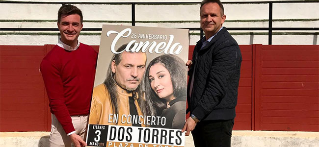 Camela actuará en la plaza de toros de Dos Torres