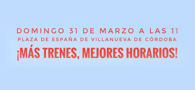 ¡Más trenes, mejores horarios!