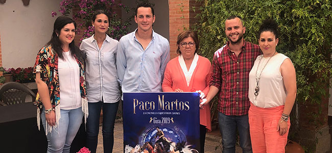 Paco Martos iniciará en Villanueva de Córdoba la gira de su espectáculo internacional ecuestre