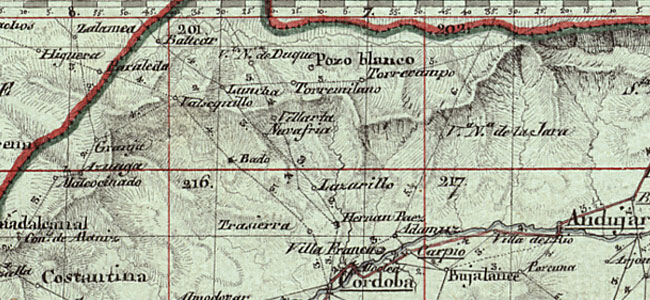 Mapa de Andalucía, 1810