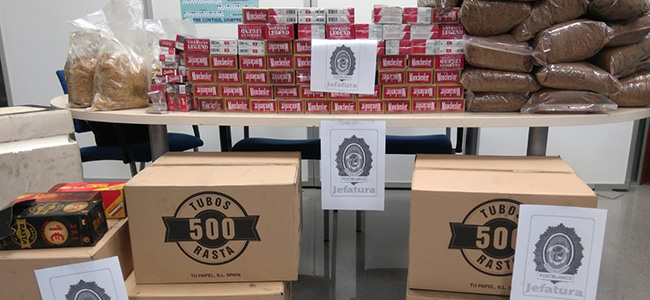 Intervenidas 700 cajetillas y 15 kilos de picadura de tabaco en una vivienda de Pozoblanco