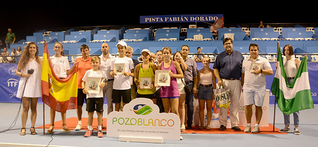 Flynn Richter y Alexia González se alzan con el triunfo en los Internacionales de Andalucía Sub 12, en Pozoblanco