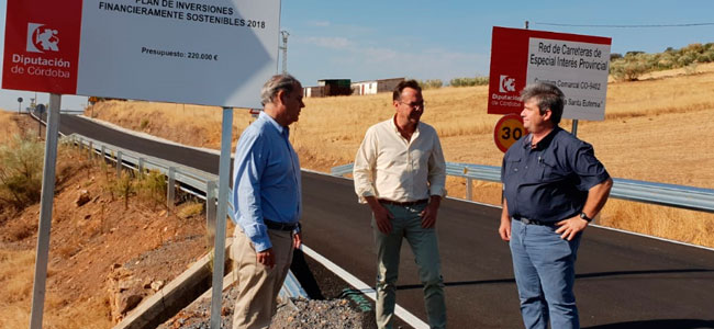 La Diputación destina 220.000 euros a la reparación parcial de la CO-9402 de Belalcázar a Santa Eufemia