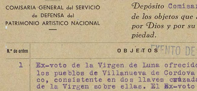Documentos de Los Pedroches en el Archivo del Instituto del Patrimonio Cultural de España, ya disponibles para su consulta