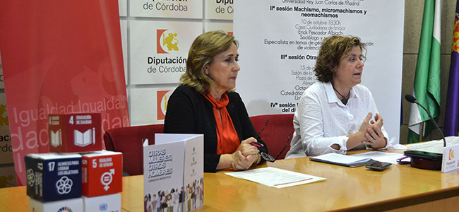 'Otras mujeres, otros hombres', una actividad formativa de Diputación y la Cátedra Leonor de Guzmán en Villanueva de Córdoba