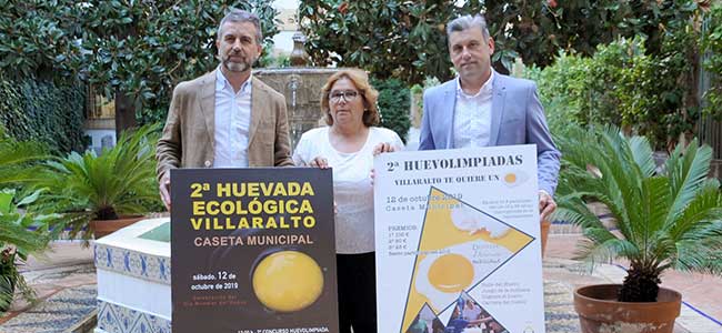 Villaralto presenta la Huevada Ecológica y las Huevolimpiadas en Diputación de Córdoba