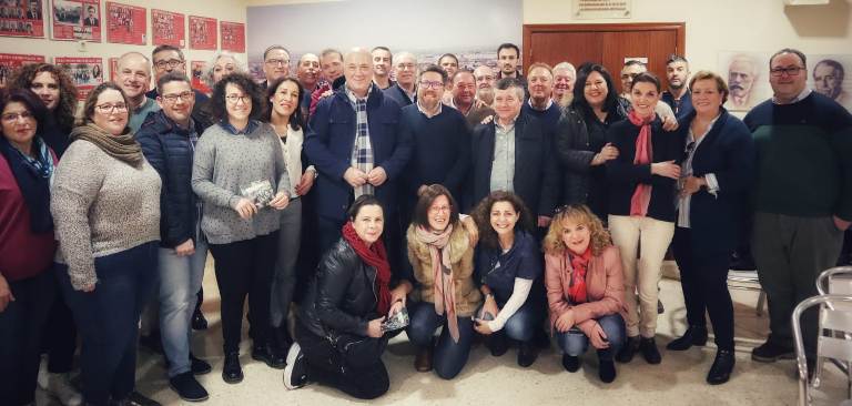 Rodrigo Sánchez Haro participa en una reunión del PSOE de Los Pedroches con el secretario general provincial