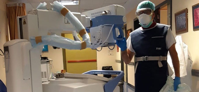 El Hospital Valle de los Pedroches adquiere un nuevo equipo portátil de radiología digital para los pacientes con COVID-19