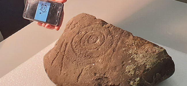 El Museo Arqueológico acoge una estela 'de guerrero' localizada en Belalcázar