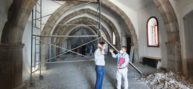 Obras de rehabilitación en la parroquia San Bartolomé de Pozoblanco