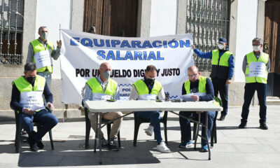 Funcionarios de la Policía Local de Villanueva de Córdoba vuelven a protestar