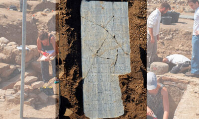 Una losa funeraria descubierta en La Losilla revela un texto único en Hispania y en el Occidente latino