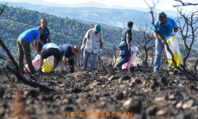 Recogida de residuos para recuperar el entorno del Puerto Calatraveño