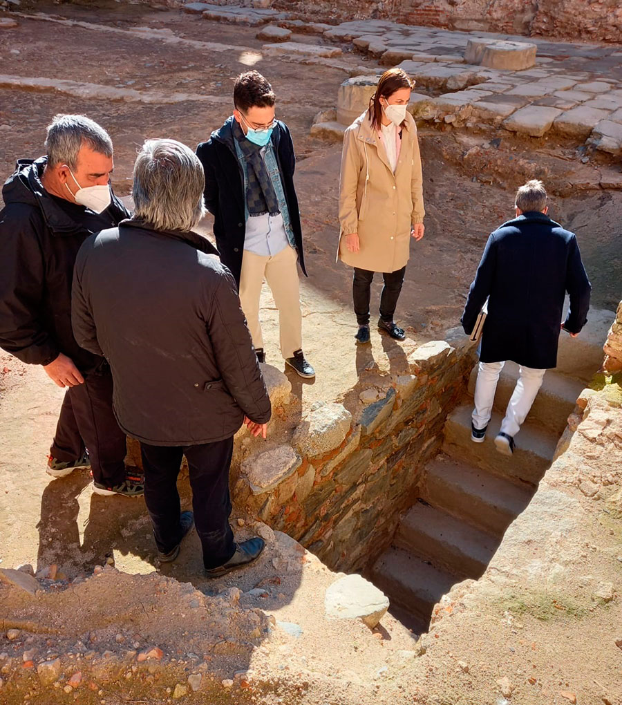 La Junta concluye los trabajos de excavación en la Plaza de Armas del Castillo de Belalcázar