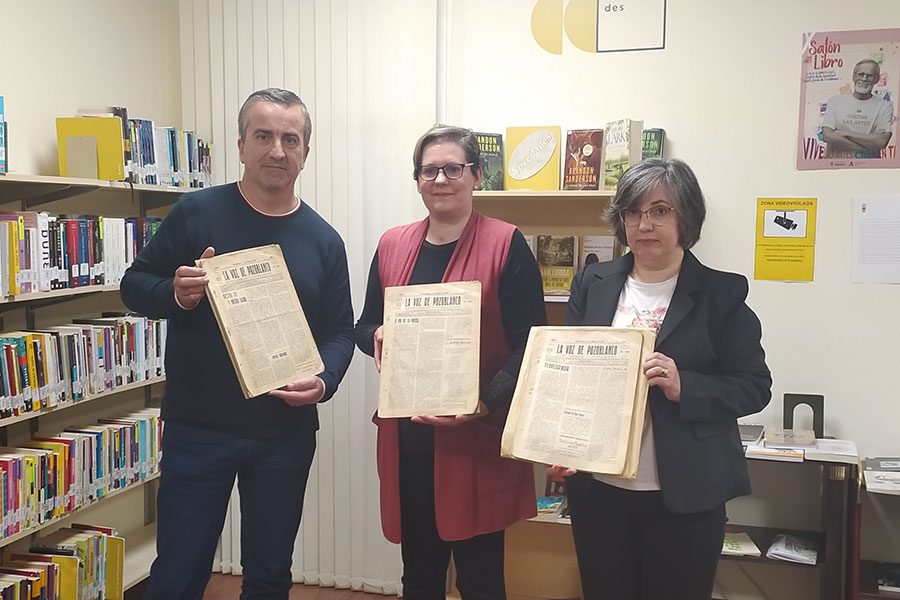 El Ayuntamiento de Pozoblanco adquiere "La Voz de Pozoblanco" gracias a la librería 17 Pueblos