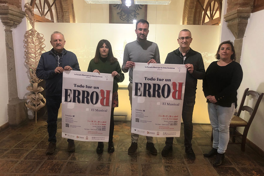 La Escuela Municipal de Artes Escénicas de Villanueva de Córdoba presenta ‘Todo fue un error’