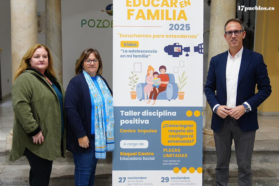 Pozoblanco presenta la 21ª edición de la Escuela de Familias 'Educar en Familia'